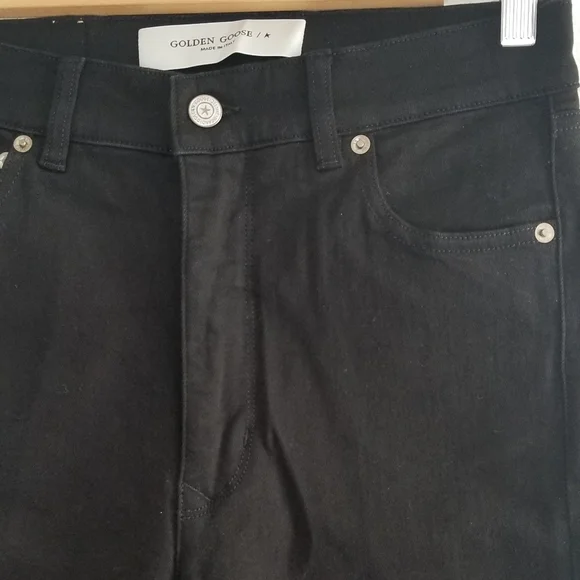 Golden Goose Skinny High Rise Jeans Size 28 Black - Picture 2 of 10